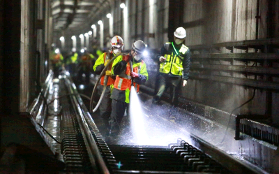 대전교통공사, 도시철도 터널 전 구간 물청소 돌입